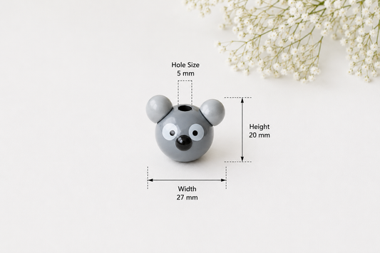 Cartoon Wooden Beads- 1 Bead