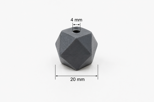 Colorful Hexagonal Bead
