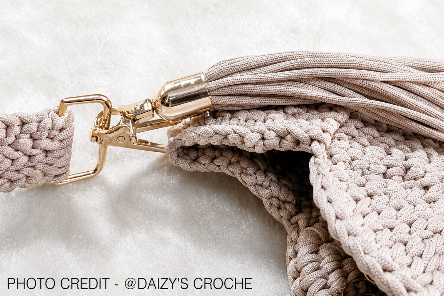 Tassel & Belt Cap with Hook - Golden