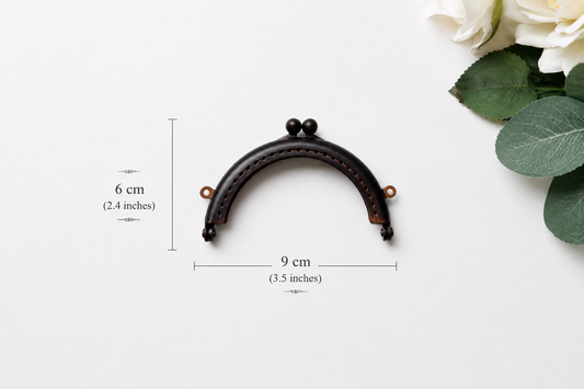 Colorful Clutch Frame – Half Round