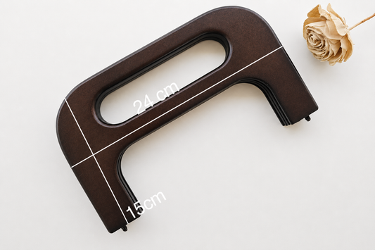 Wood Handle Purse Frame