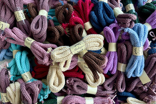 Knitted I-Cord – Brown