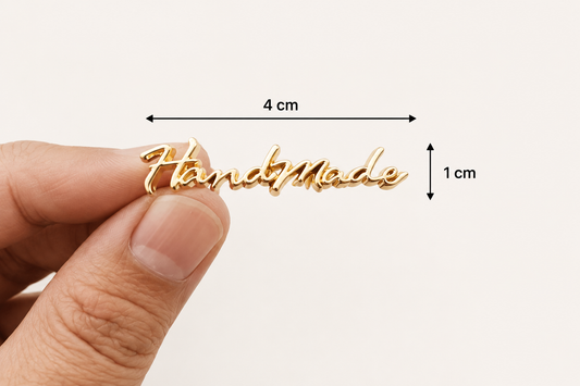 Handmade Script Label