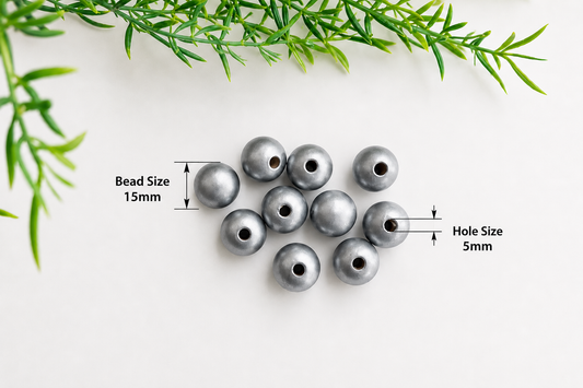 Round Bead - Silver
