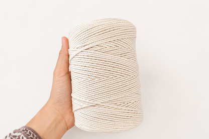 1 mm Twisted Off White