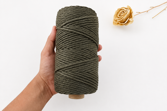 2.5 mm Single Ply Army Green