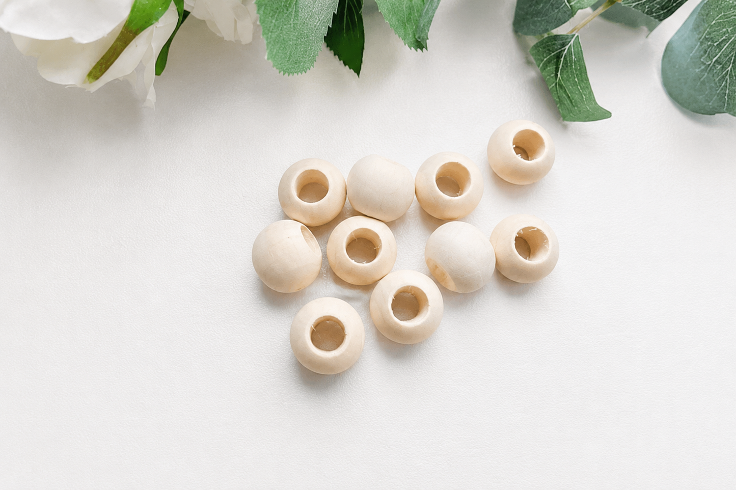 Wood Bead - 20mm - Round