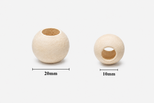 Wood Bead - 20mm - Round