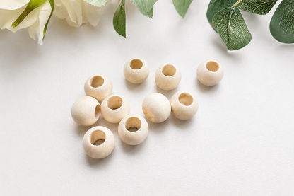 Wood Bead - 20mm - Round