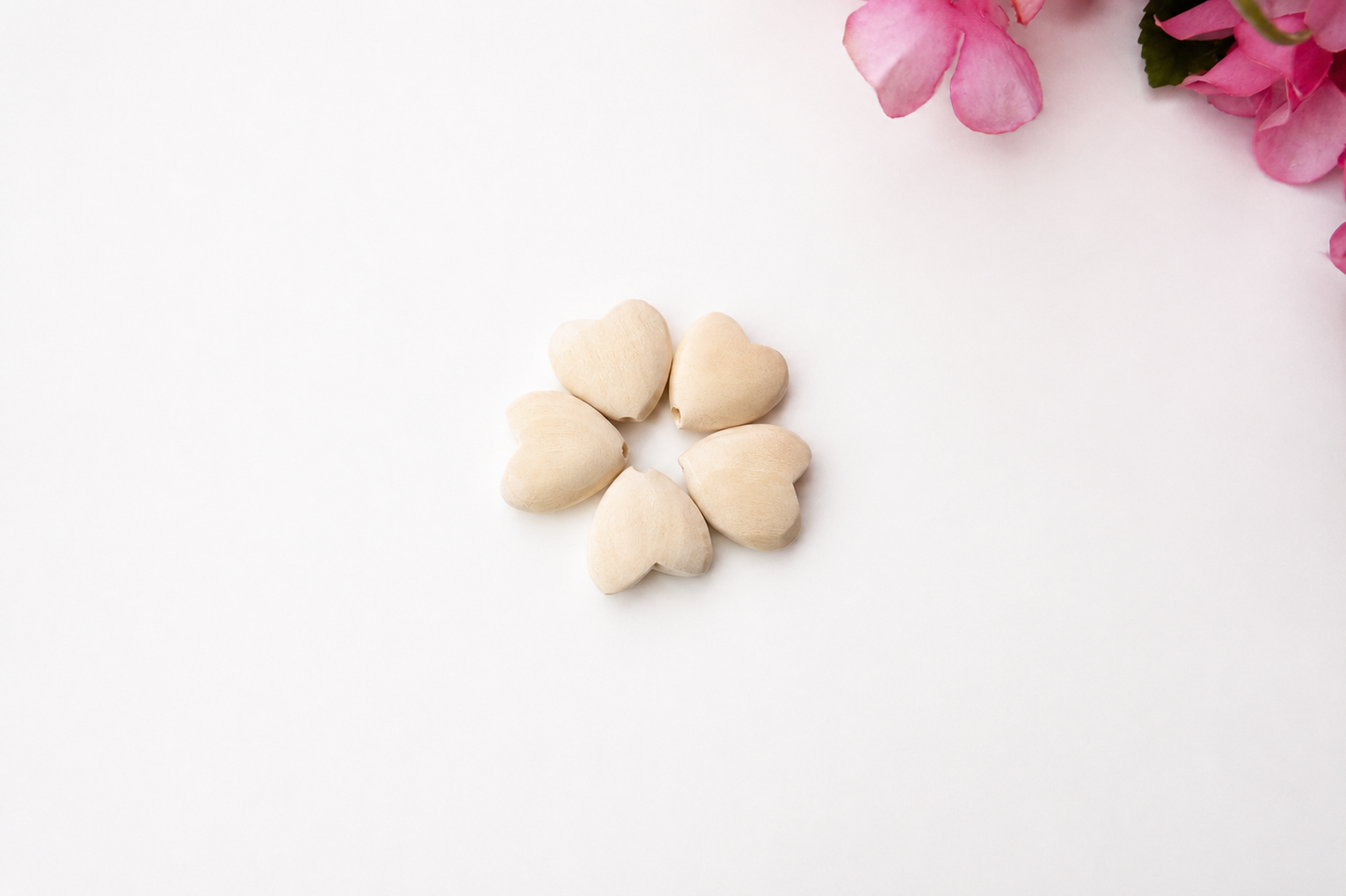 Wood Bead - 20mm - Heart