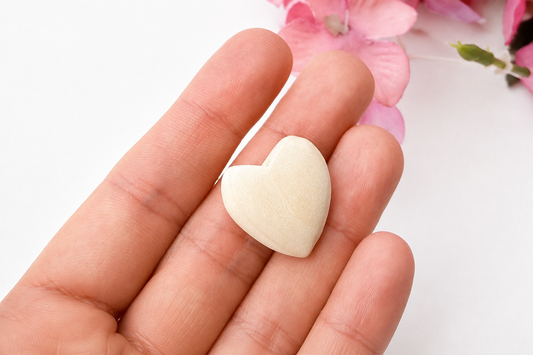 Wood Bead - 20mm - Heart