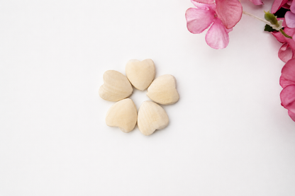 Wood Bead - 25mm - Heart