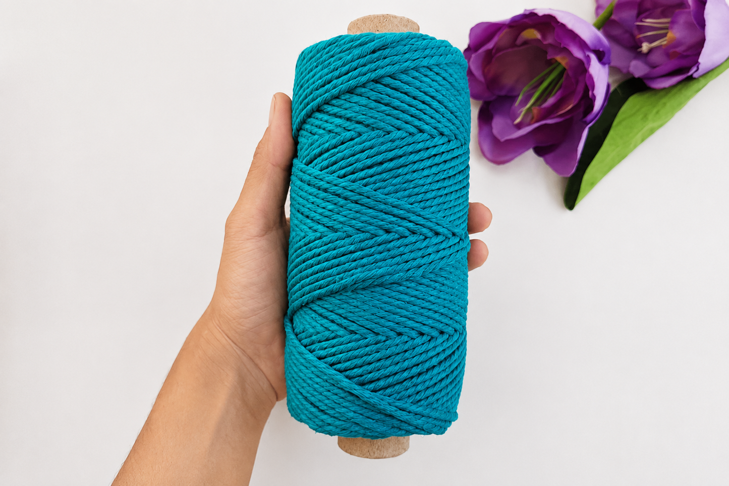 2 mm 3 Ply Twisted Ocean Teal