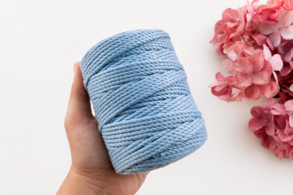 2.5 mm 3 Ply Twisted Jean Blue