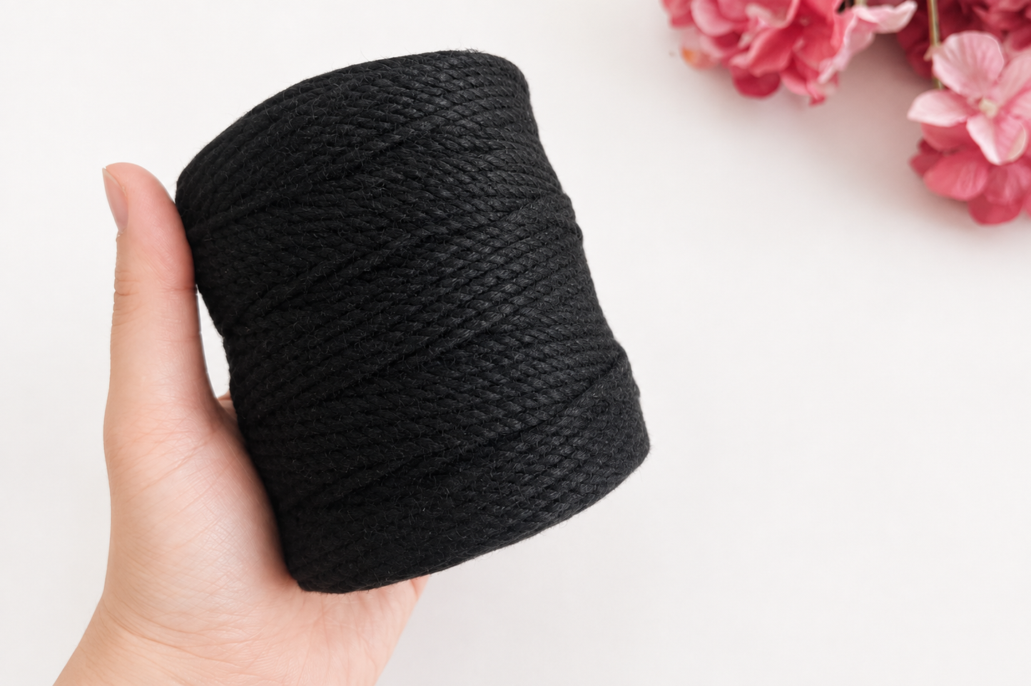 2.5 mm 3 Ply Twisted Black