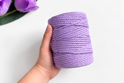 2.5 mm 3 Ply Twisted Lavender