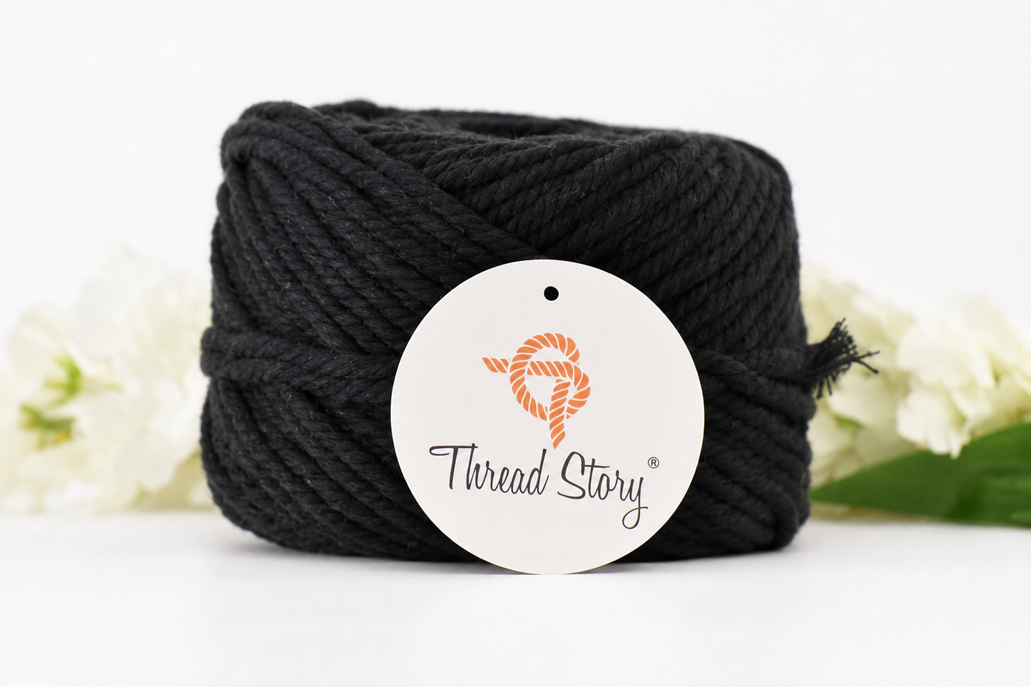 4 mm Twisted Black