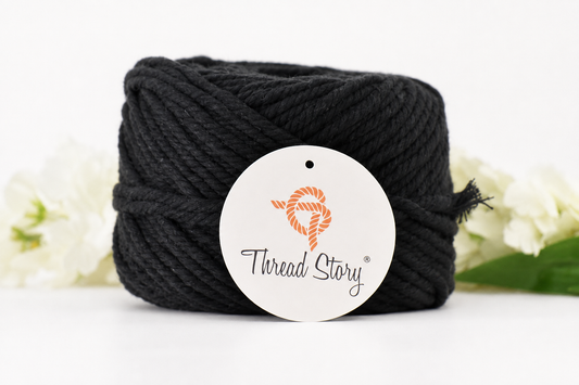 4 mm Twisted Black