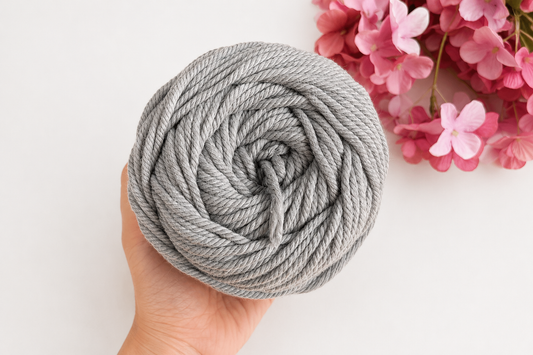 4 mm Twisted Light Grey