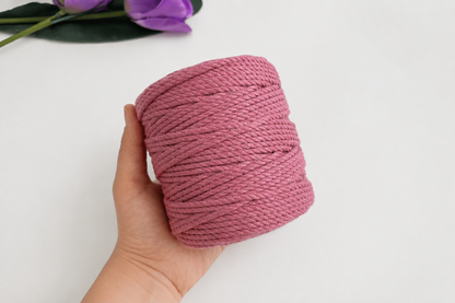 4 mm Twisted Mauve
