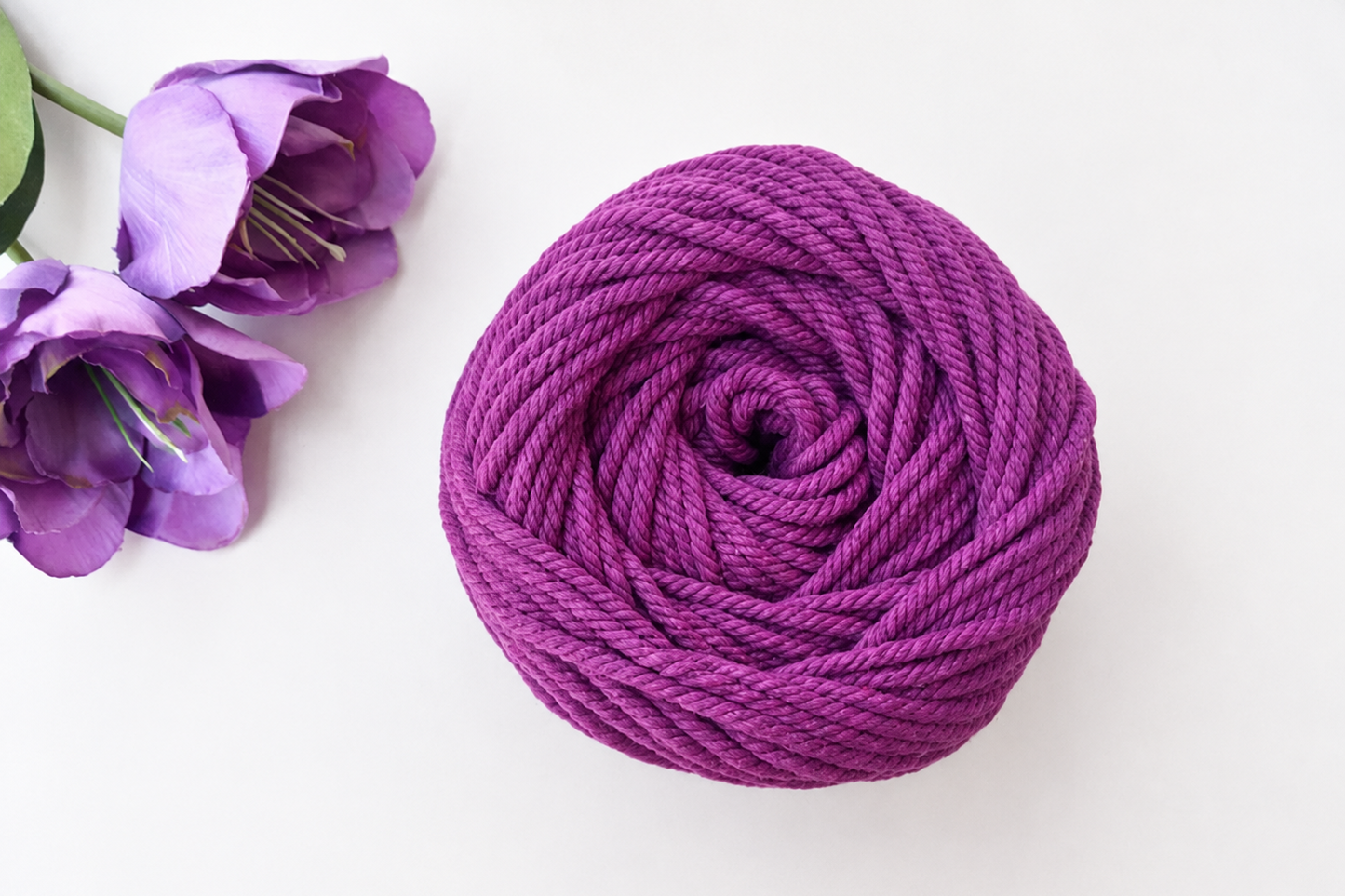 4 mm Twisted Royal Purple