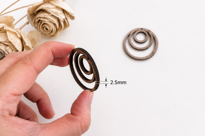 Earring MDF Cutout – Circles