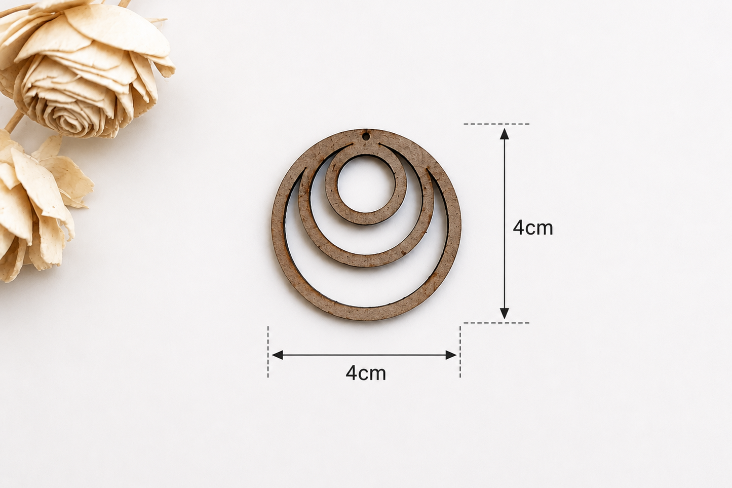 Earring MDF Cutout – Circles