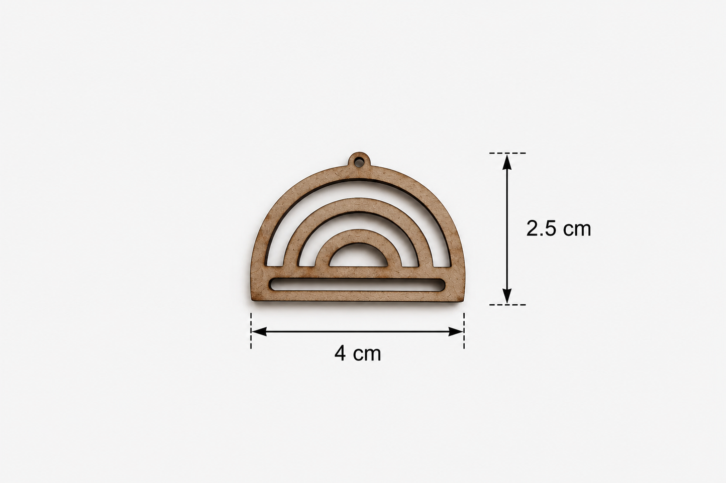Earring MDF Cutout – Rainbow