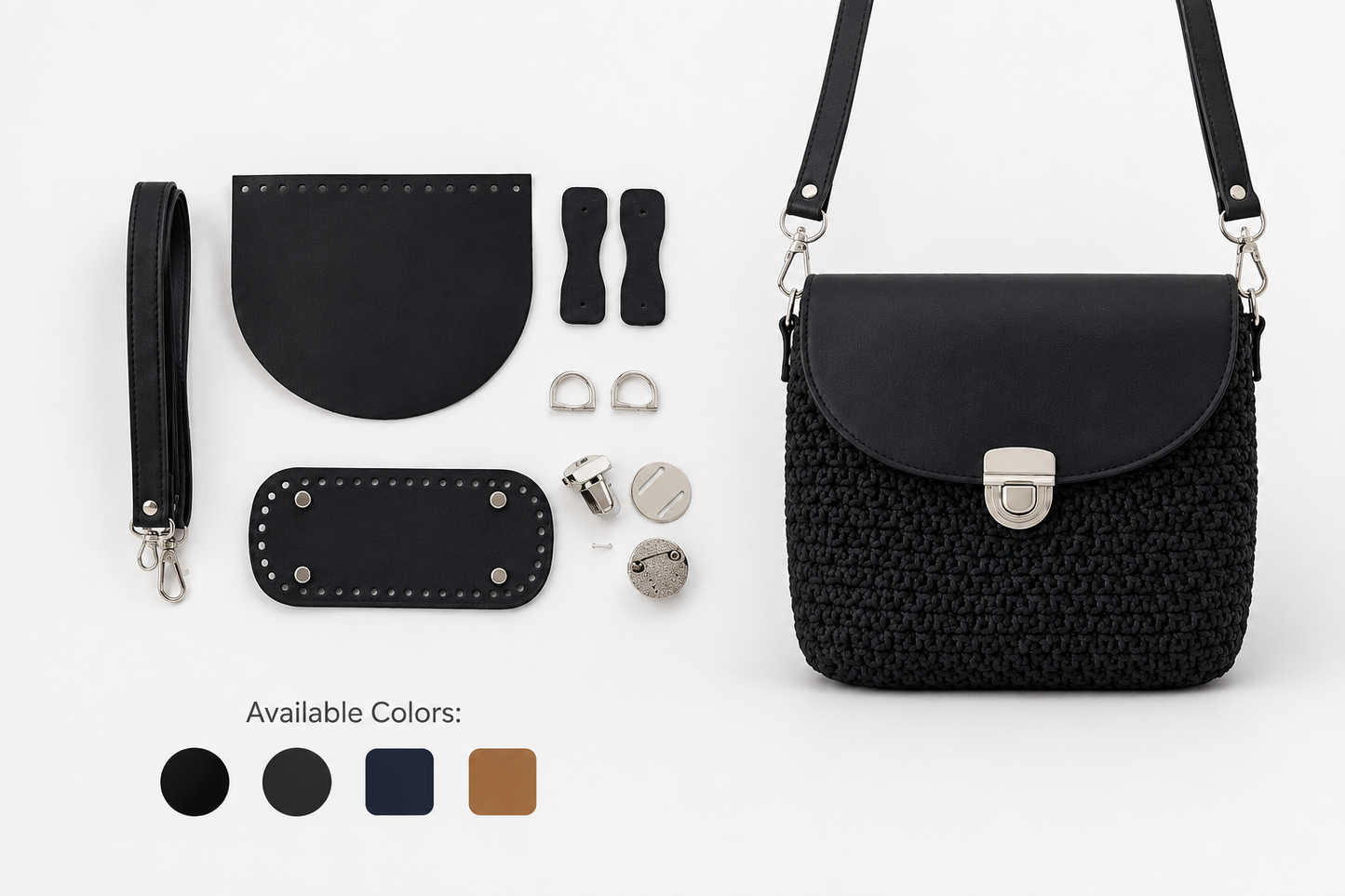 DIY PU Leather Sling Bag Kit