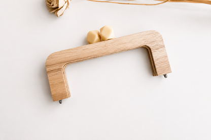 Wood Purse Frame - Beige