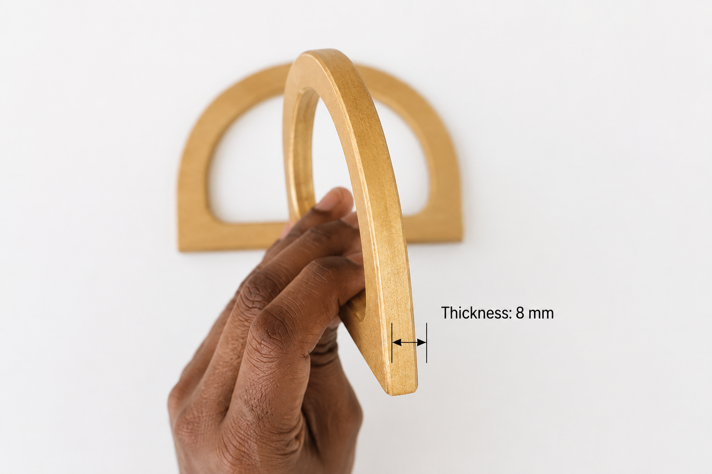 Wooden Handle -Beige (Style#4)
