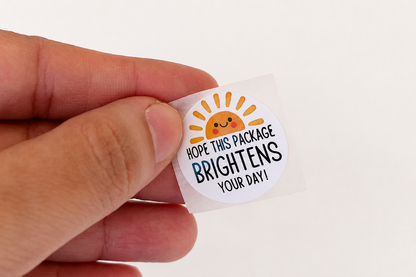 I Hope This Package Brightens Your Day Stickers