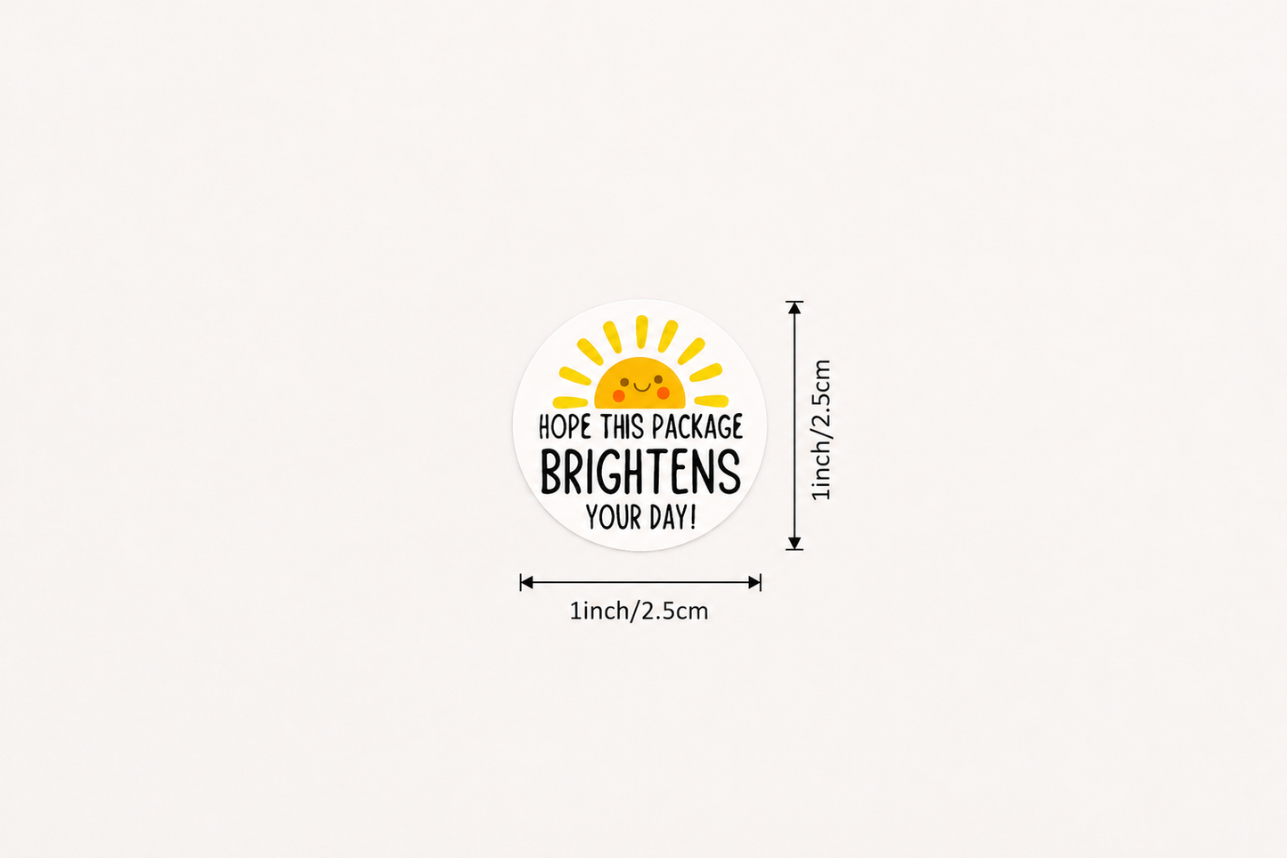 I Hope This Package Brightens Your Day Stickers