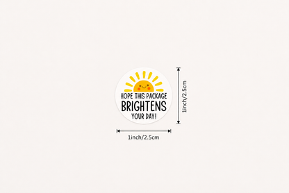 I Hope This Package Brightens Your Day Stickers