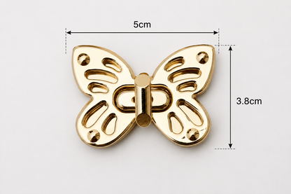 Butterfly Twist  Lock - Golden