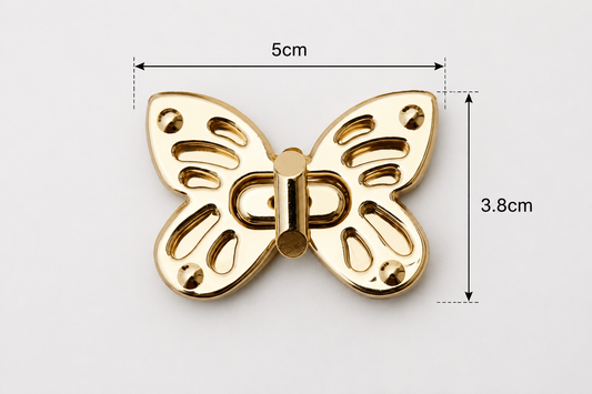 Butterfly Twist  Lock - Golden