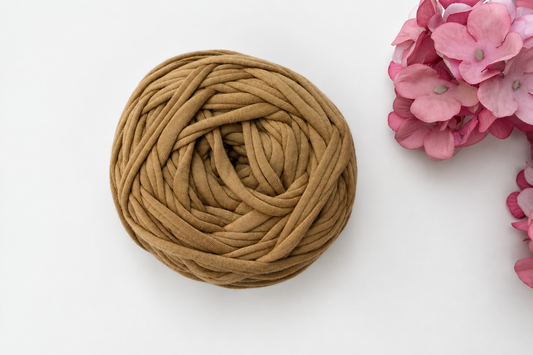 T-Shirt Yarn - Camel Tan