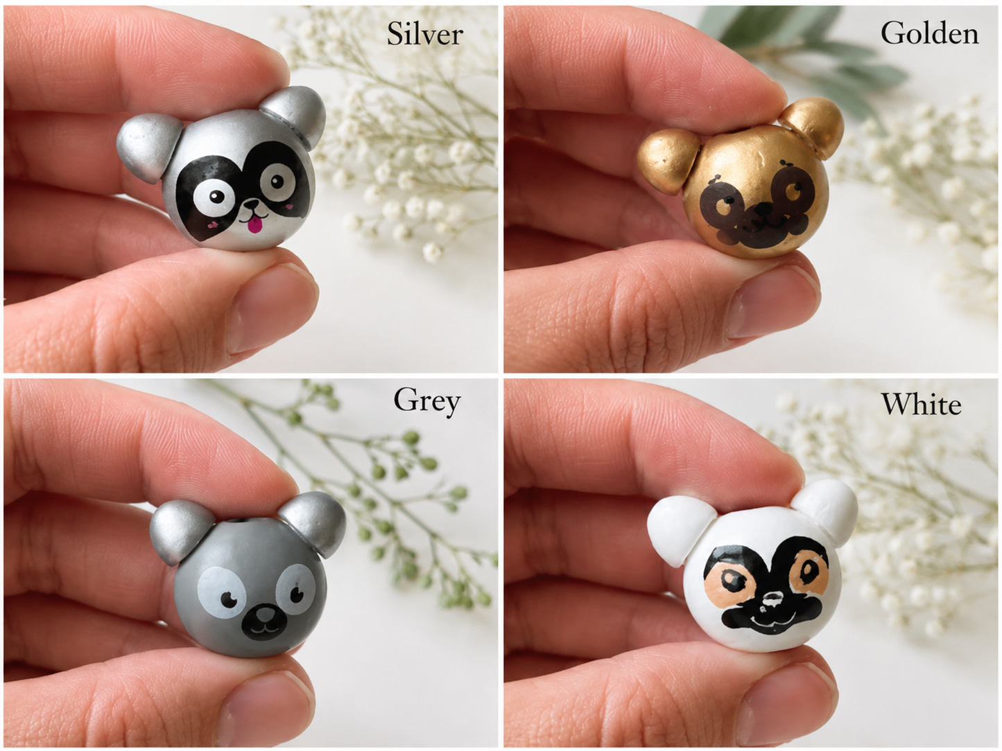 Cartoon Wooden Beads- 1 Bead