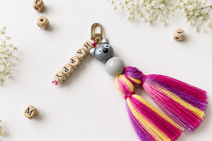 Cartoon Wooden Beads- 1 Bead