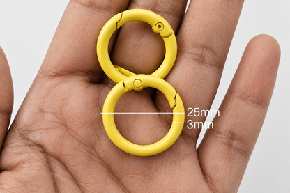 Colorful Spring O Rings 25mm