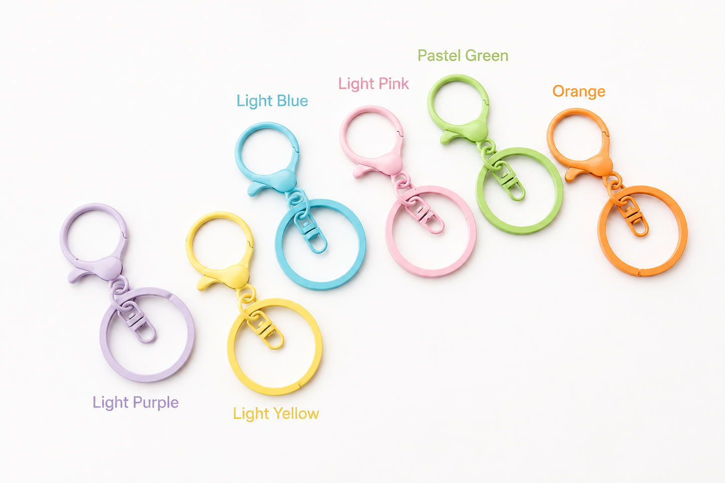 Colorful Keyring With Hook