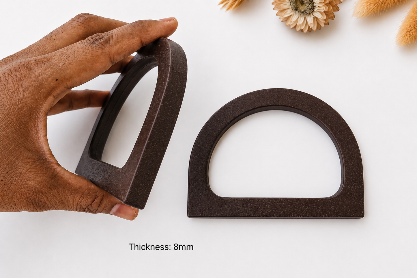 Wooden Handle - Dark Brown (Style#4)