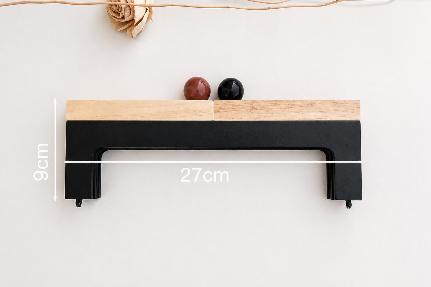 Wood Purse Frame - Dual Tone