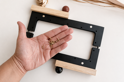Wood Purse Frame - Dual Tone