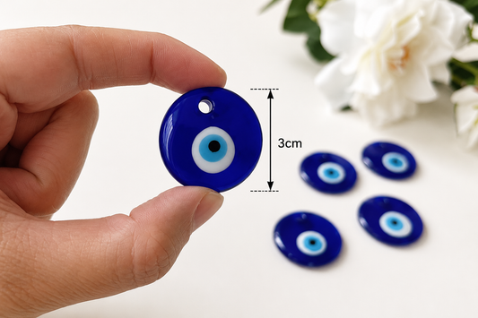 Evil Eye Round Bead