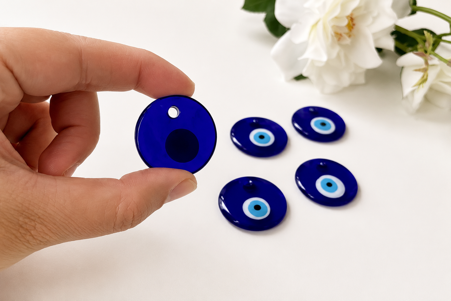 Evil Eye Round Bead