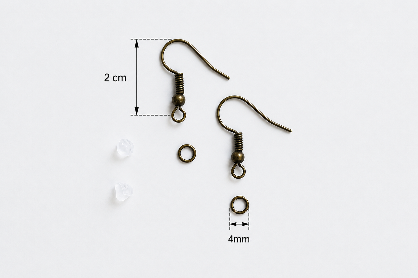 Fish Hooks - Antique / Black
