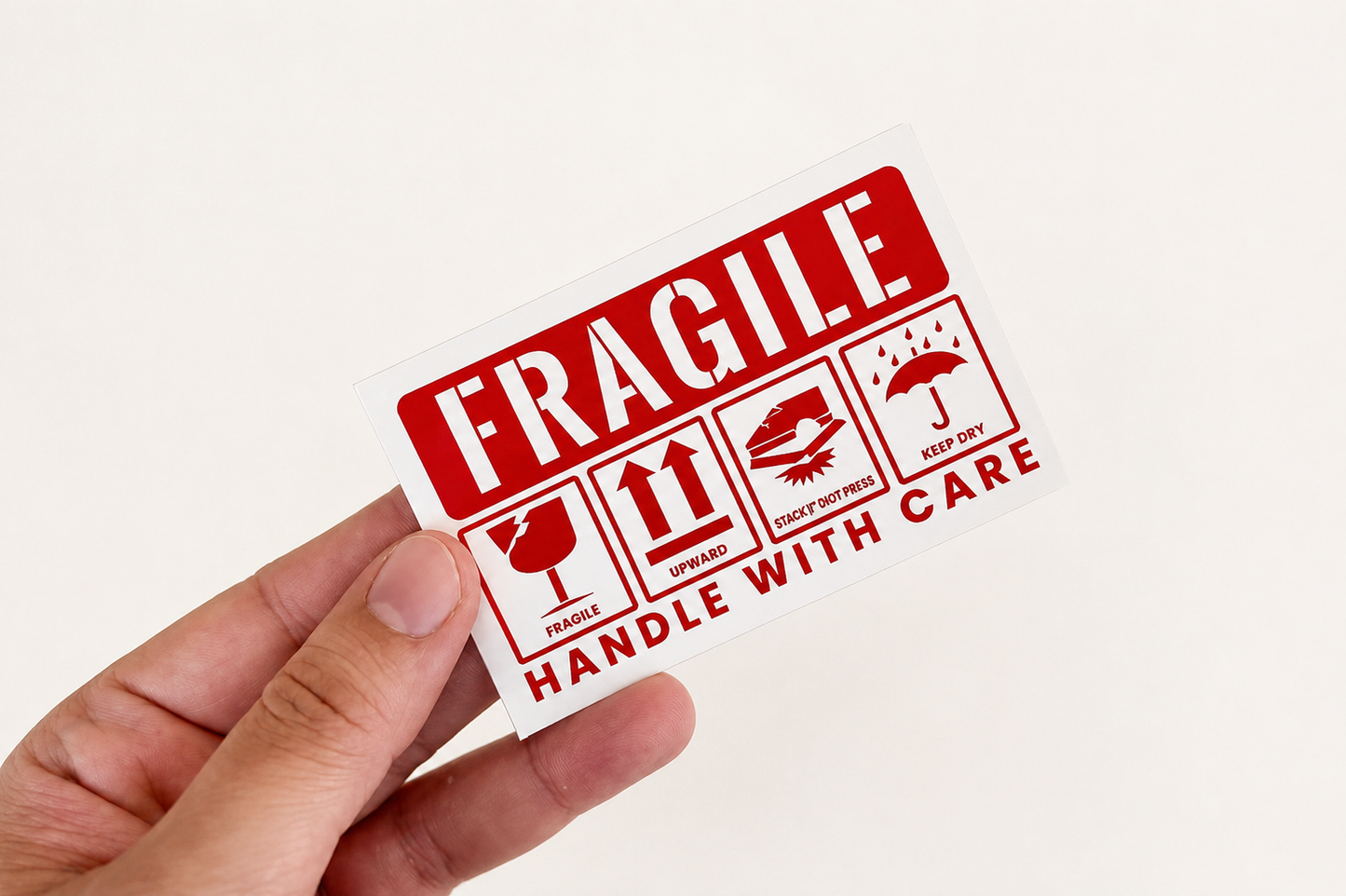 Fragile Handle With Care Stickers