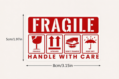 Fragile Handle With Care Stickers