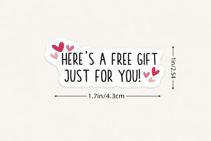 Free Gift Stickers
